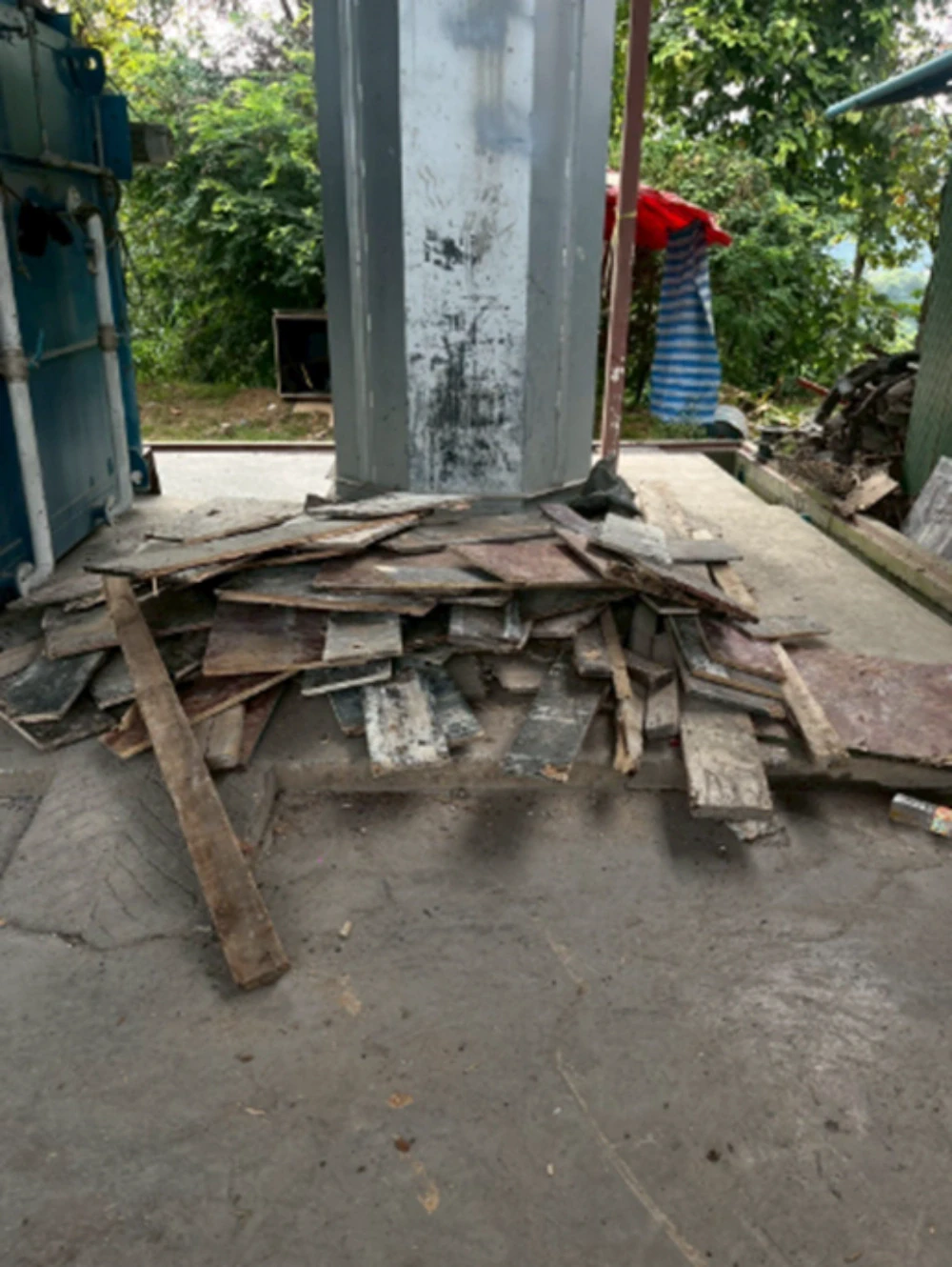 Reuse of Scrap Formwork Wood Remaining from Waste Incinerator Start-up Activities Project